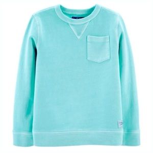 OshKosh B’gosh Boys French Terry Pullover Sweatshirt | Boys Size 10/12